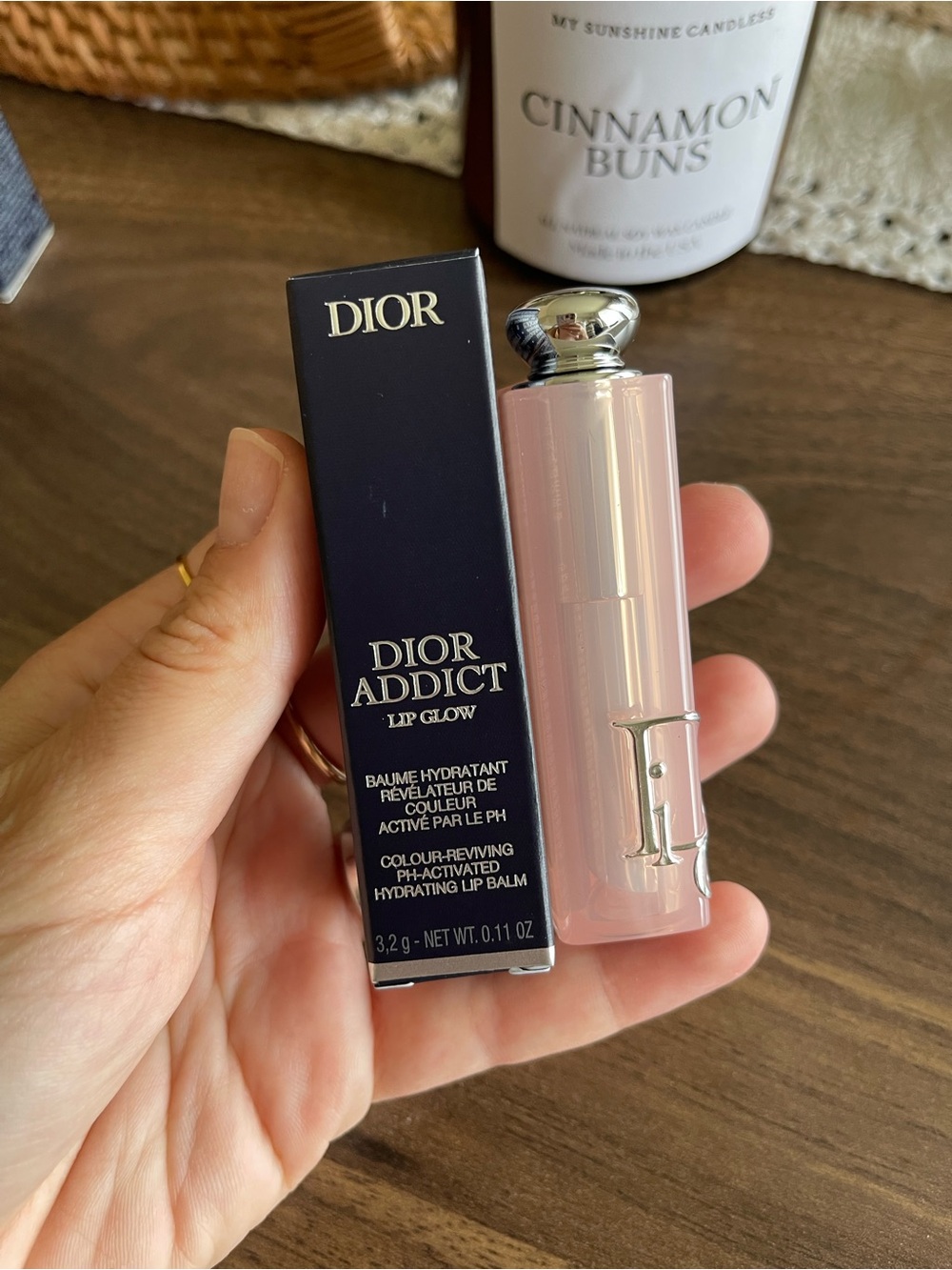 Dior Addict Lip Glow Hydrating Balm — Pale Pink Mahogany